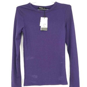 Stradivarius Basics Women's Purple Pullover Sweater